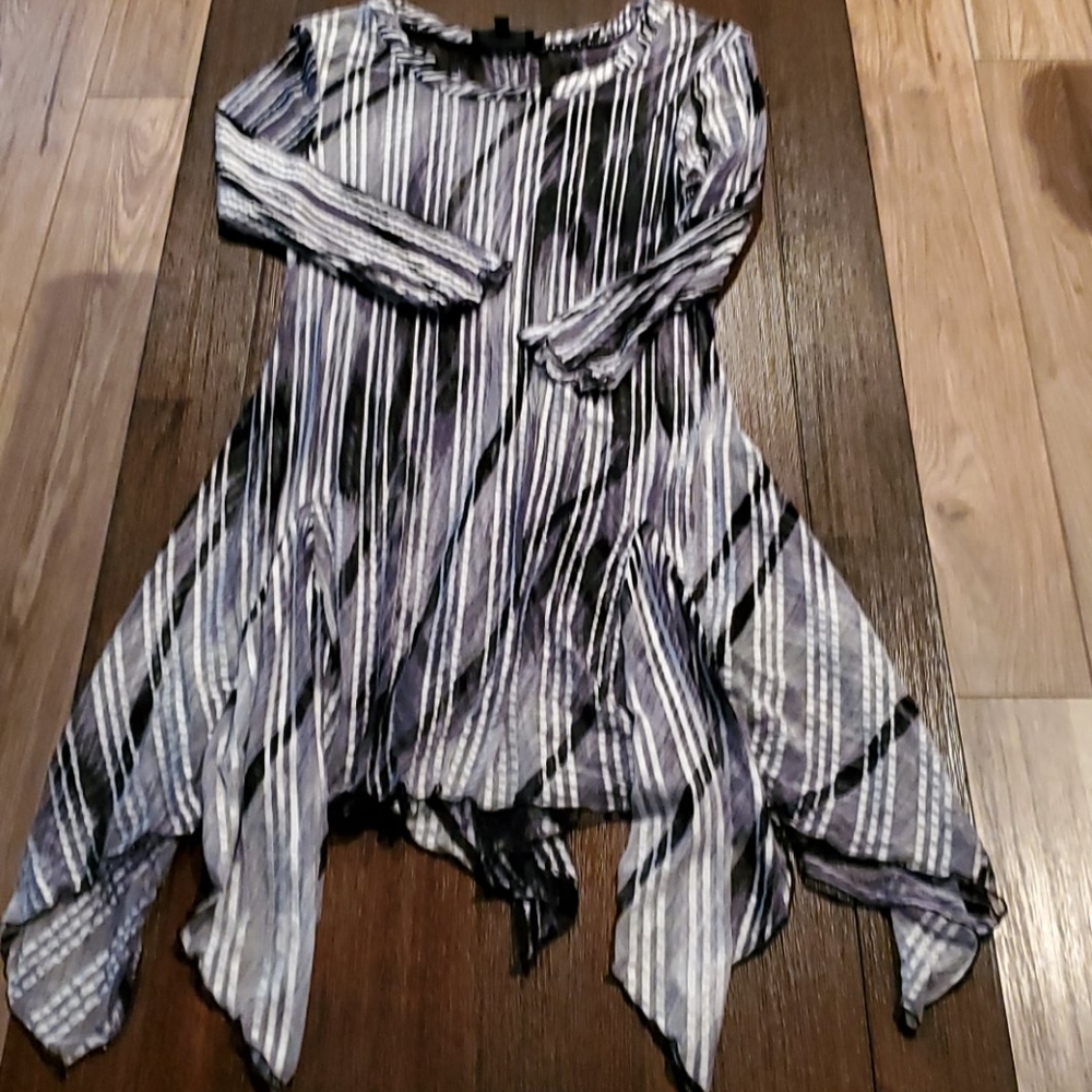 Shark hem dress